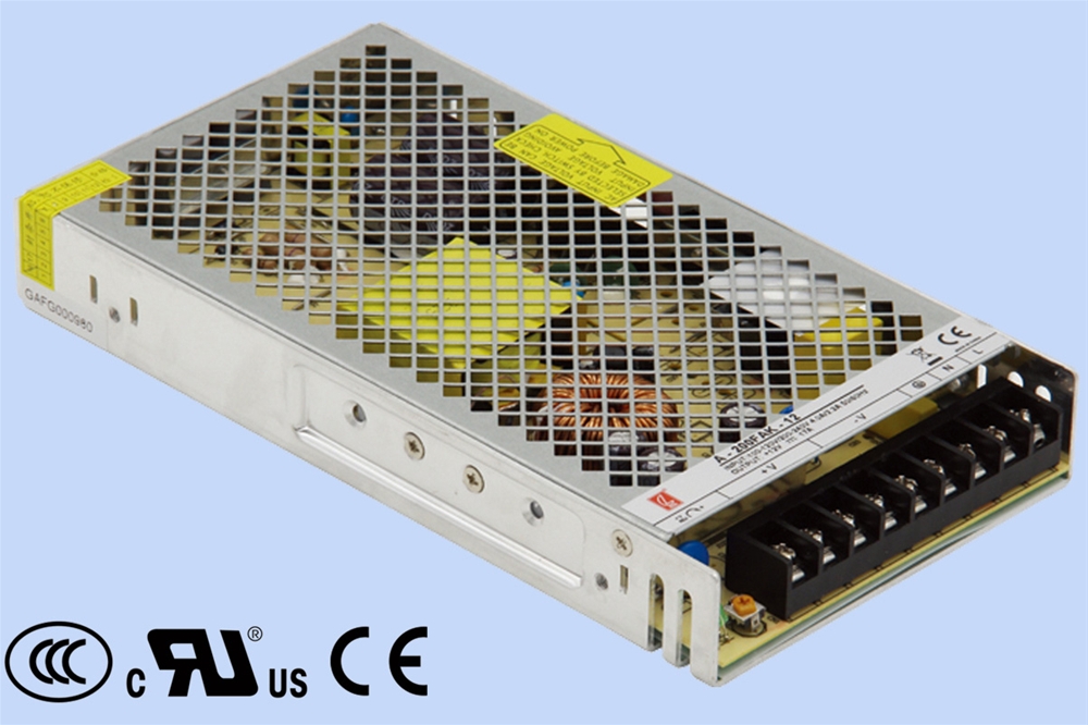 A-200FAK系列超薄低功耗高效（帶認(rèn)證）電源