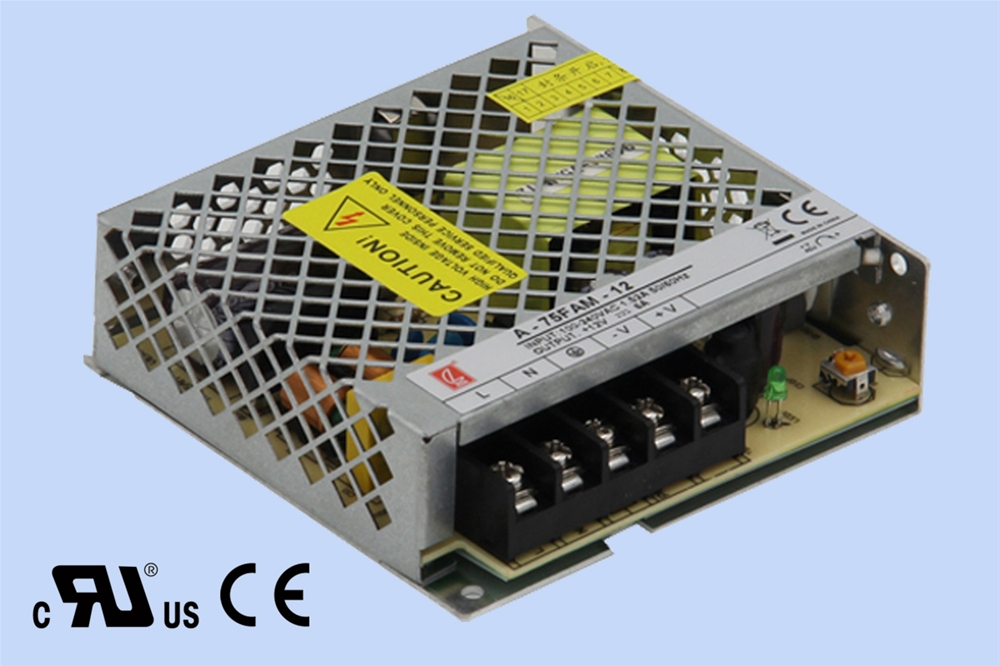 A-75FAM系列超薄低功耗高效（帶認(rèn)證）電源